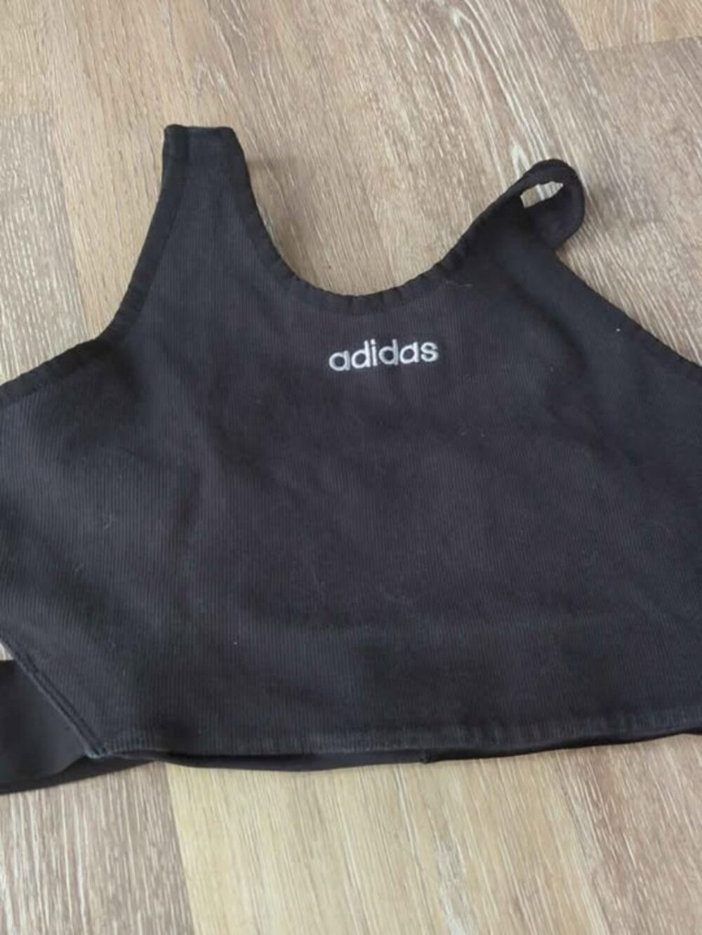 Adidas Black Sports Bra Size Medium